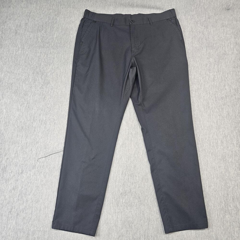 Jack Archer Pants Mens 36x30 Space Black Chino Elastic Waist